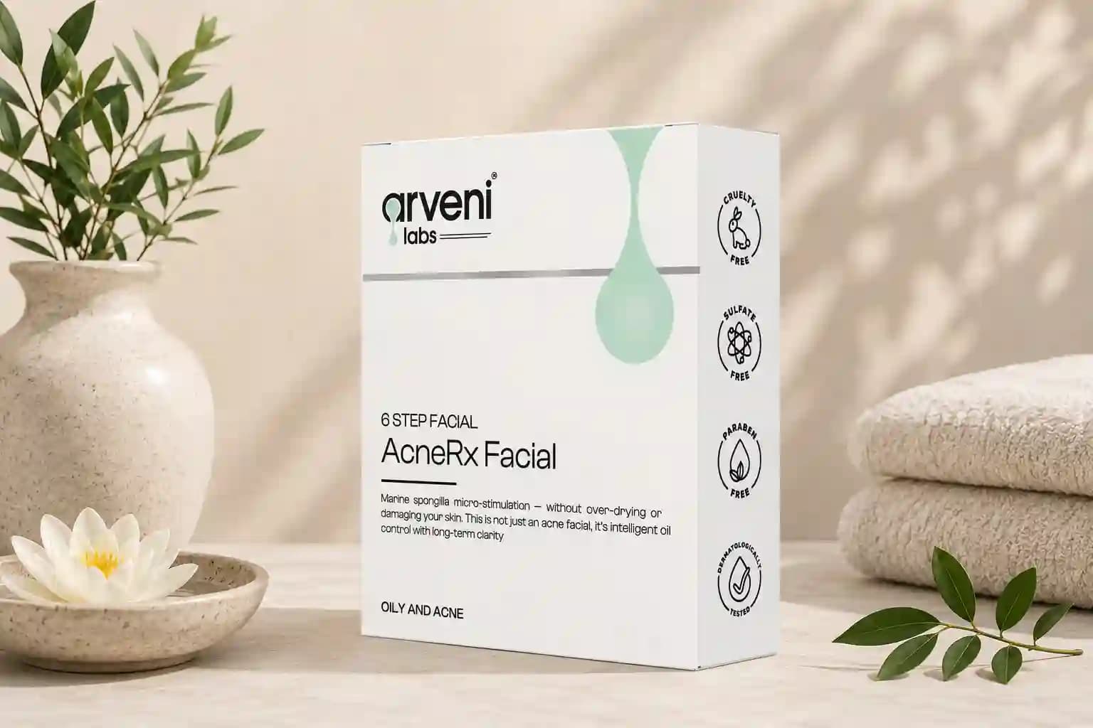 ARVENI LABS 6 Step Facial - AcneRx Facial