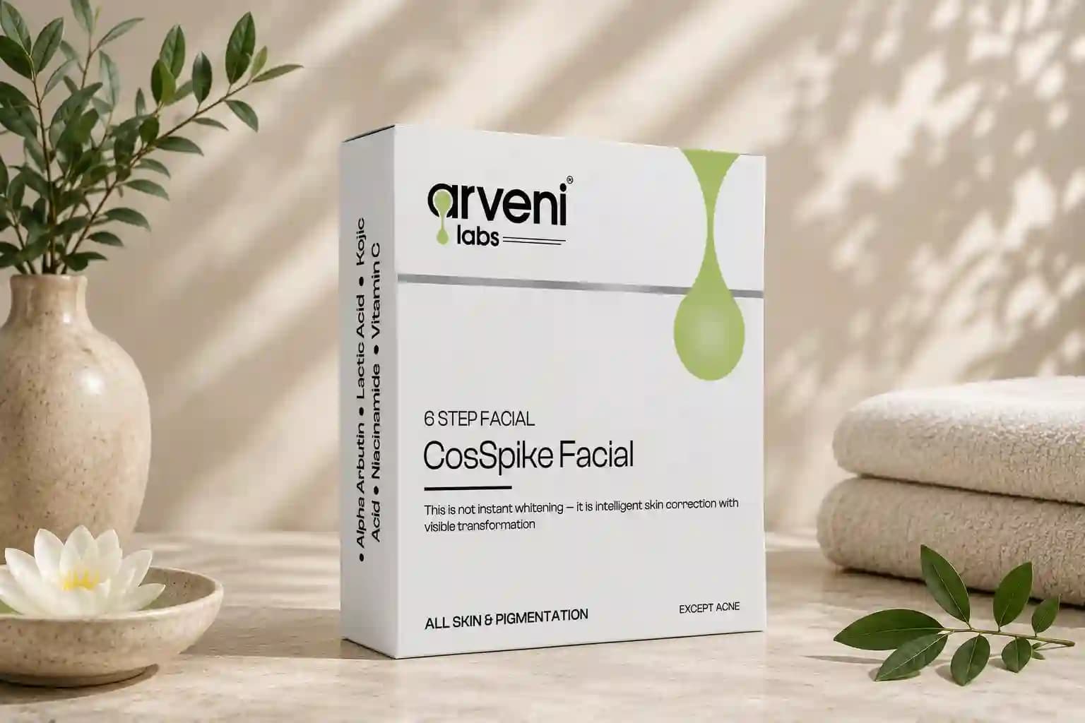 ARVENI LABS 6 Step Facial - CosSpike Facial