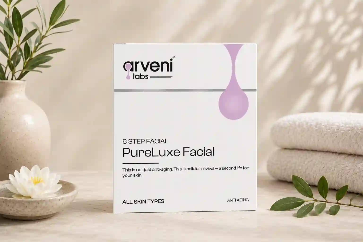 ARVENI LABS 6 Step Facial - PureLuxe Facial